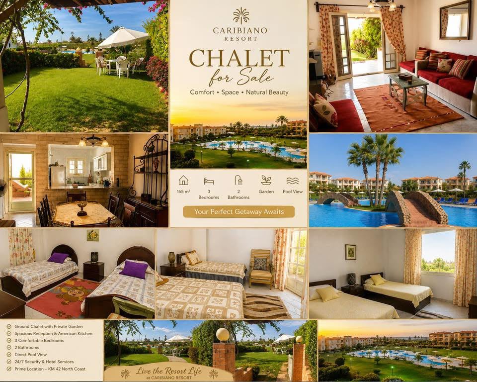 امتلك شاليهك في ارقي قري الساحل الشمالي  