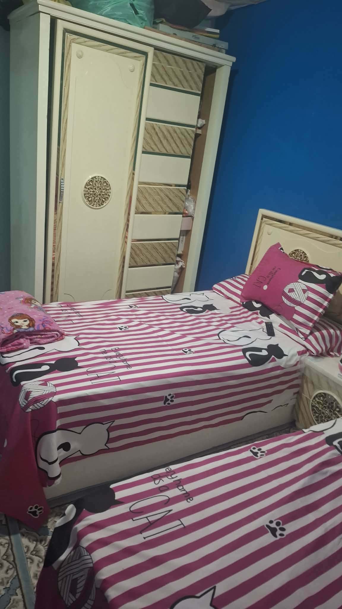 شقه في شارع إبراهيم العوامي شقه عريس العجمي لدواعي السفر  الاسكندريه   توضيب سوبر لوكس  المساحه ٨٥ متر عداد غاز قديم وعداد كهرباء قديم والمياه مجمع بس المقايسه مدفوعه الدور التاني الرسبشن قطعتين وغرفتين وطرقه توزيع التواصل واتس  المطبخ أمريكاني  الحمام كب