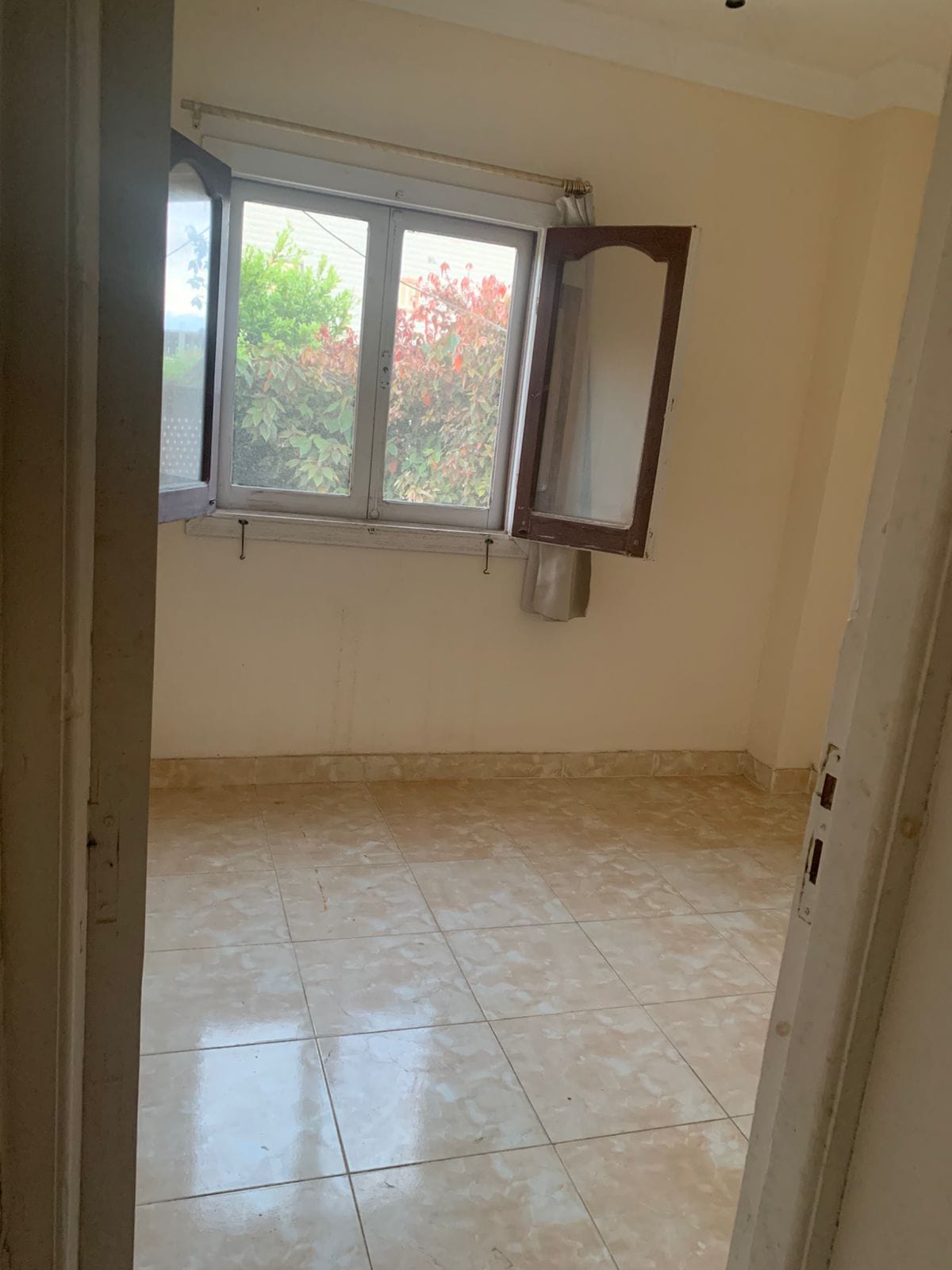 شاليه ارضي بجنينه ١٠٠ متر بالحنينه ٢ غرفه ١ حمام مطبخ اميركان رسيبشن تاني صف من البسين جنب الخدمات القريه بها خدمات مخبز عيش مخبز فول وطعمية مطعم مشويات مطعم بيتزا وفطائر فكهاني وخضري مطعم سمك ٢ حمام سباحه كبير شاطى رملي  قريه مصر الجديده الشهيره ب عايده