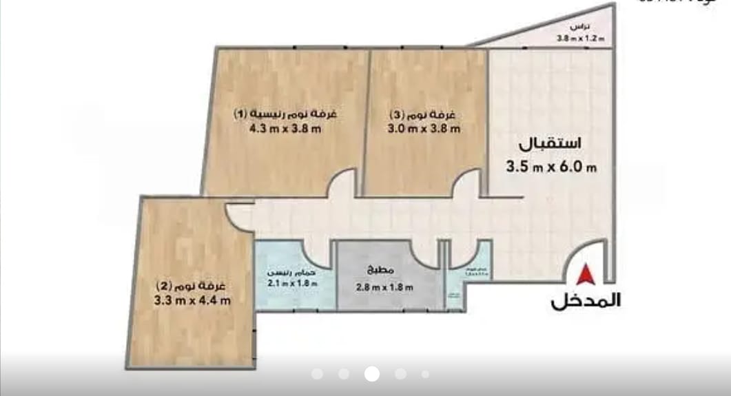 شقه مميزه في كمبوند جرين تاورز