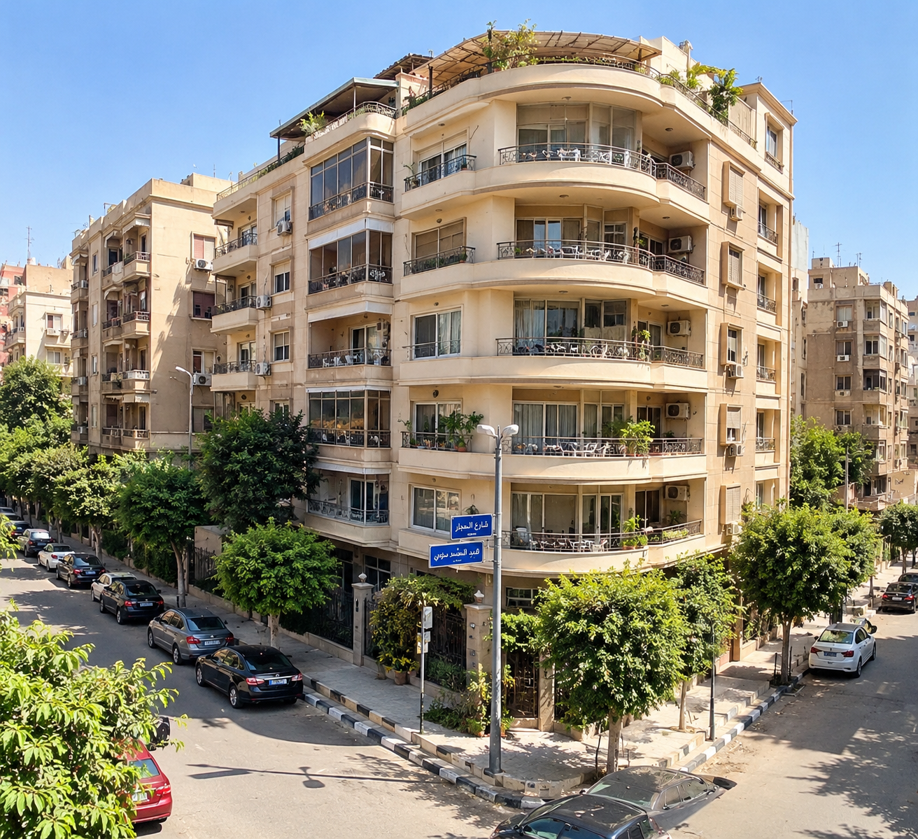 فرصة مميزة للبيع في مصر الجديدة – شقة ناصية ومسجلة بالشهر العقاري