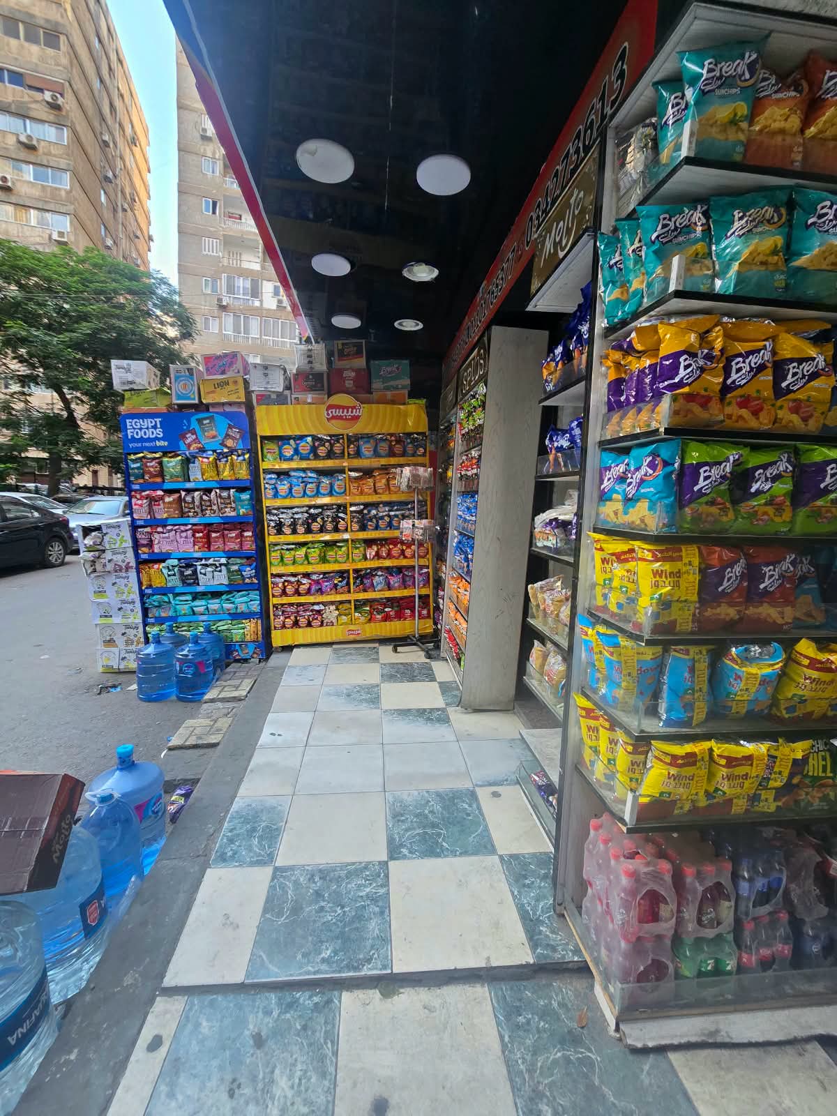 فرصه مميزه في سموحه محل سوبر ماركت شغال وجاهز